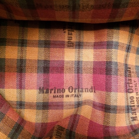 Marino Orlandi black and burnt brown leather bag - Picture 8 of 8